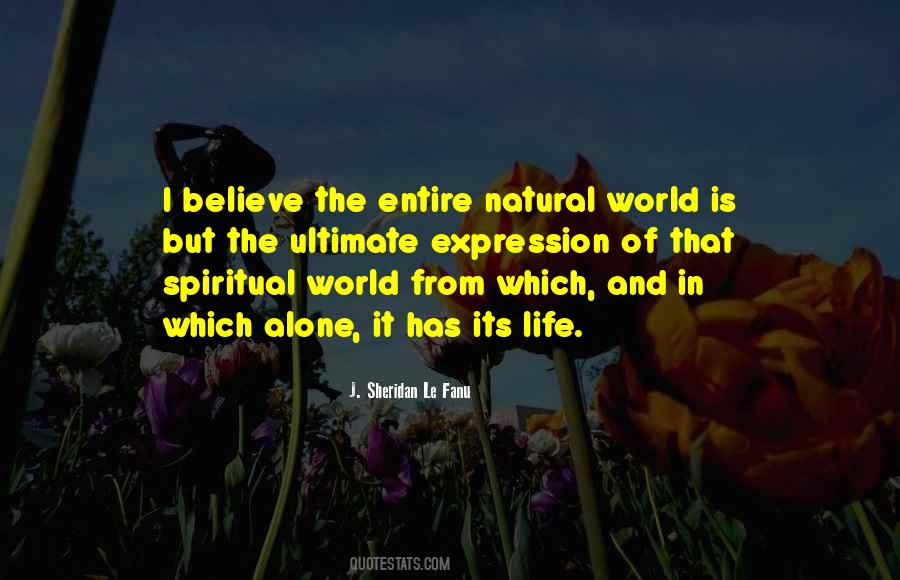 Quotes About Spiritual World #574285