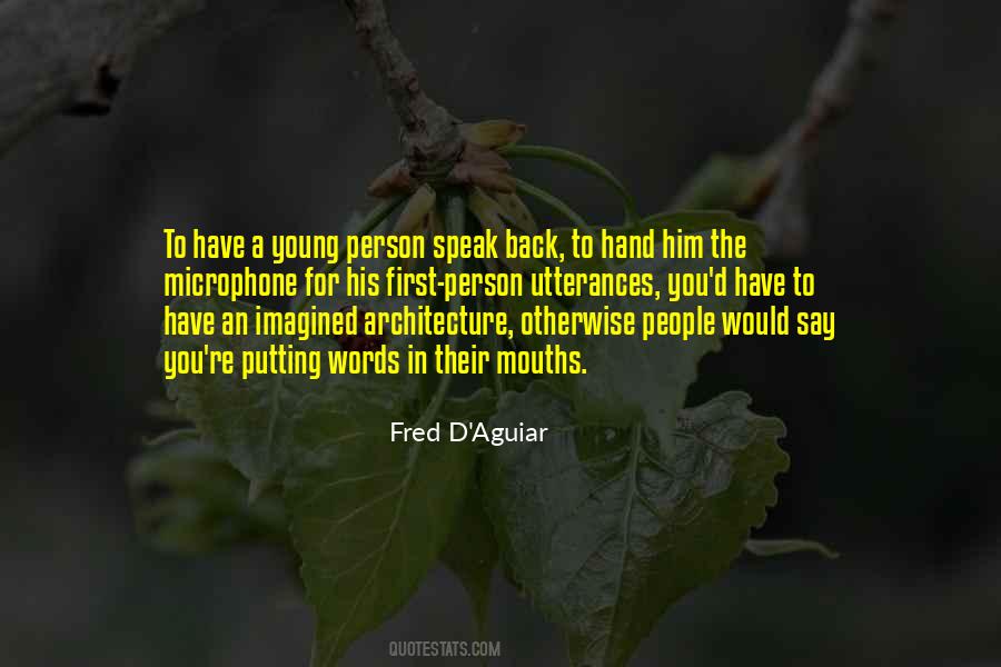 Fred D'aguiar Quotes #271877