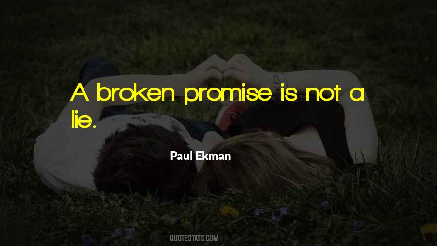 Quotes About Broken Promise #1097731