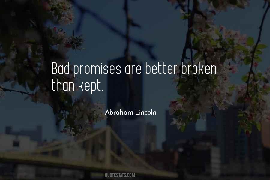 Quotes About Broken Promise #1156418
