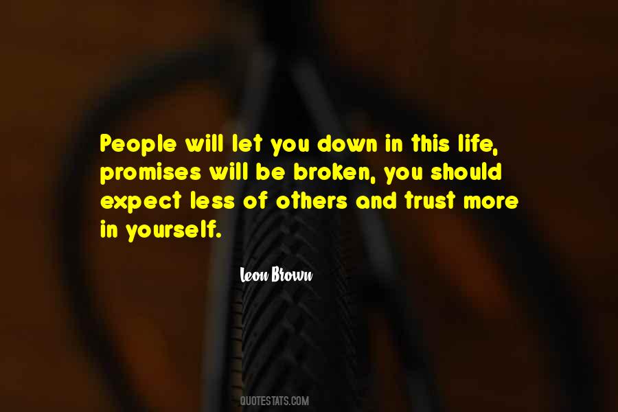 Quotes About Broken Promise #161075