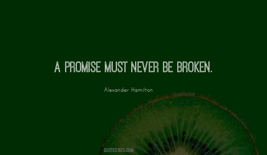 Quotes About Broken Promise #1758188