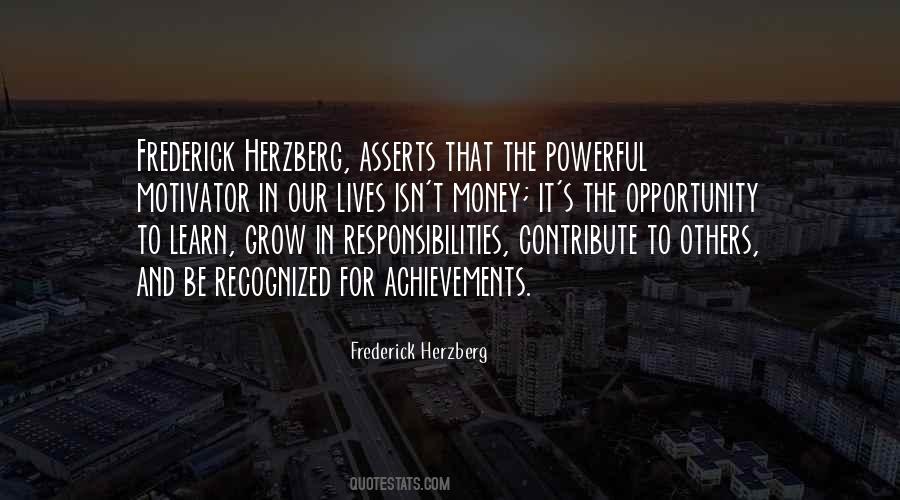 Frederick Herzberg Quotes #1164644