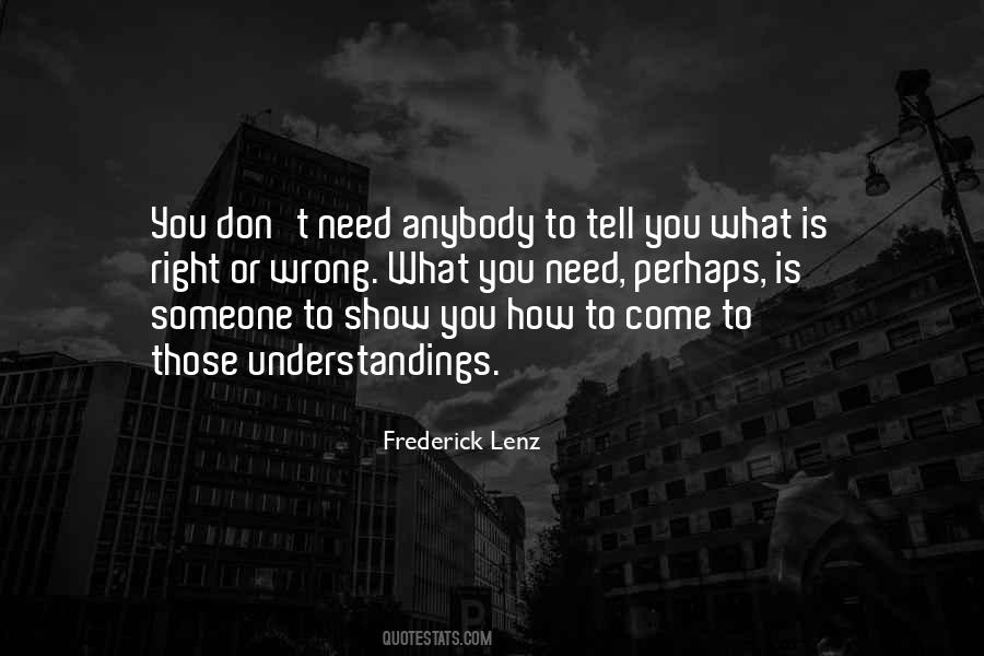 Frederick Lenz Quotes #42784
