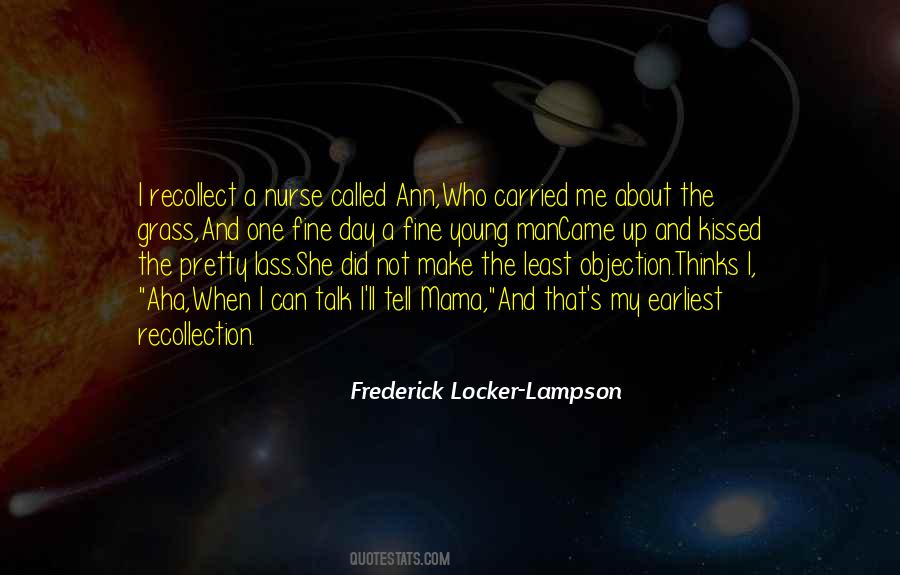 Frederick Locker-lampson Quotes #1623486