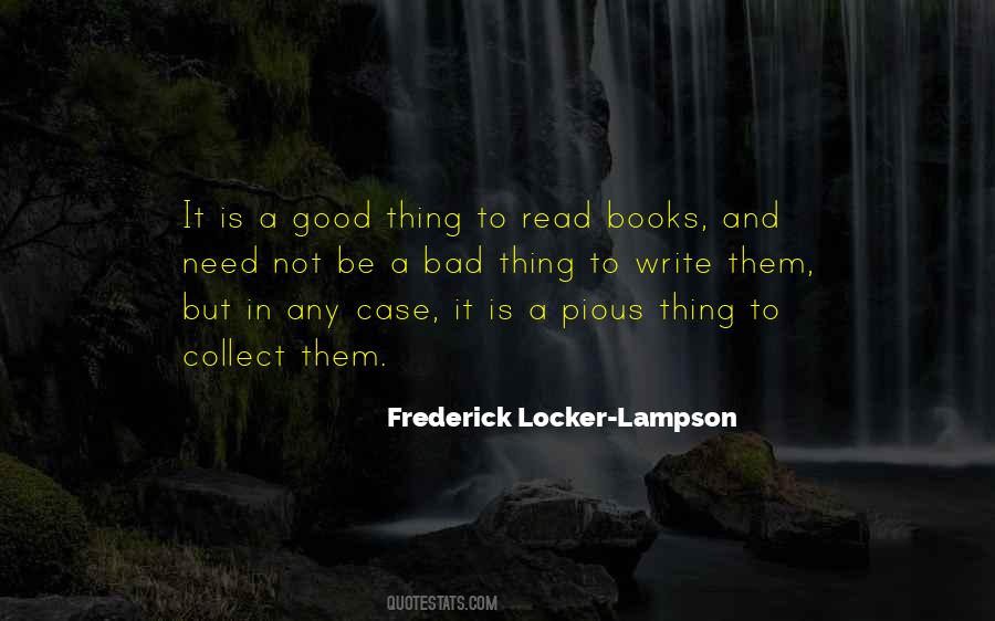 Frederick Locker-lampson Quotes #326168