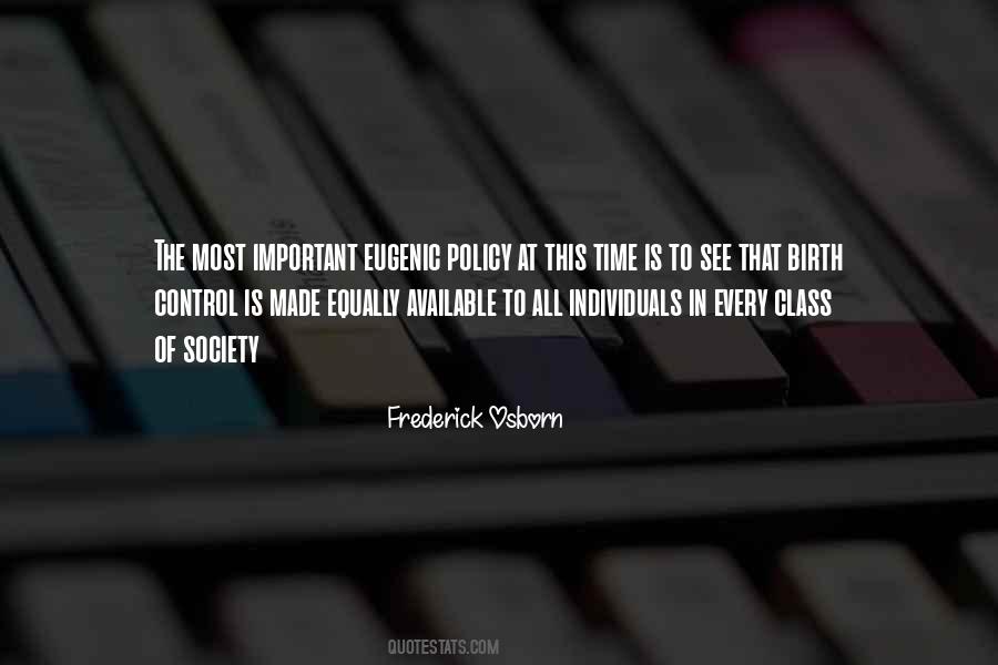 Frederick Osborn Quotes #345091