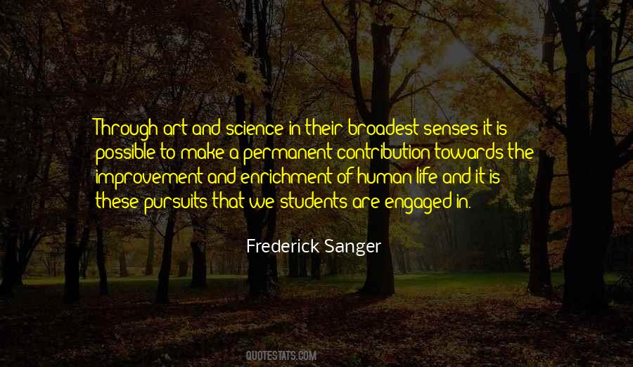 Frederick Sanger Quotes #1207978