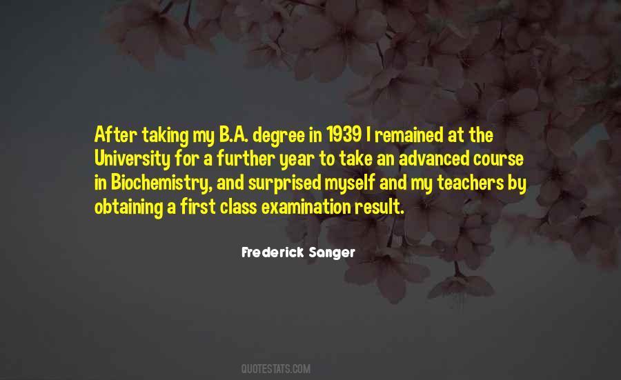Frederick Sanger Quotes #1300638