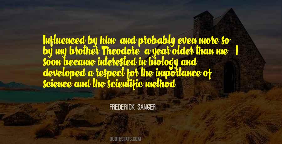 Frederick Sanger Quotes #1675238