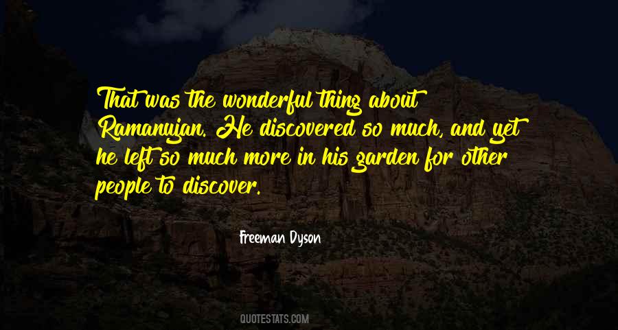 Freeman Dyson Quotes #459429