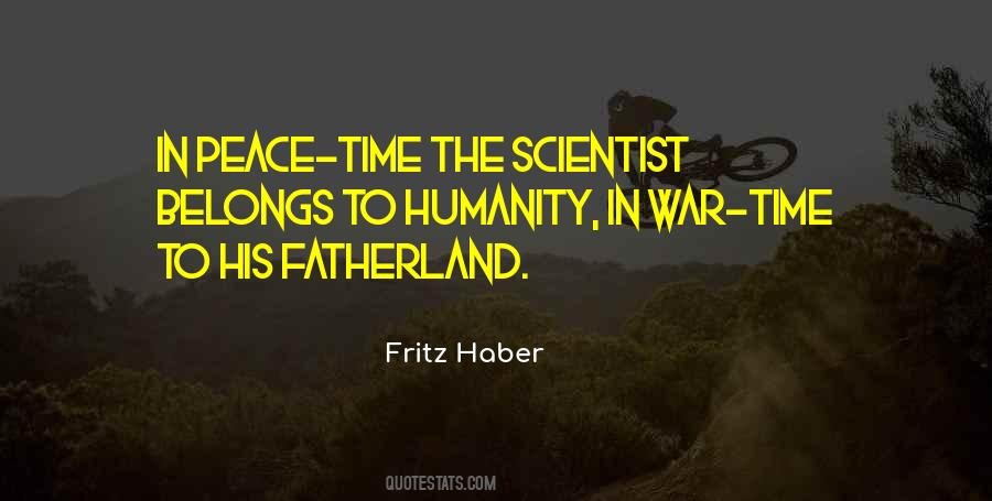 Fritz Haber Quotes #1643773