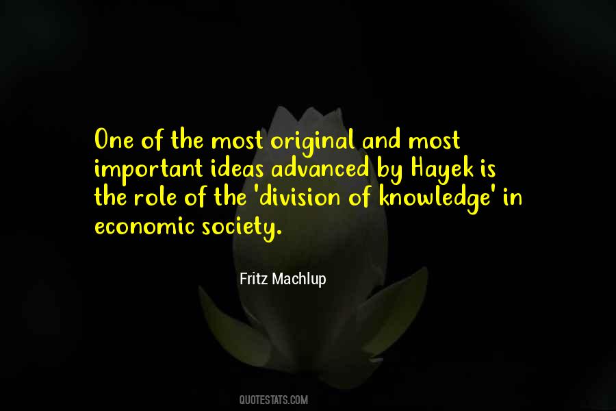 Fritz Machlup Quotes #417796