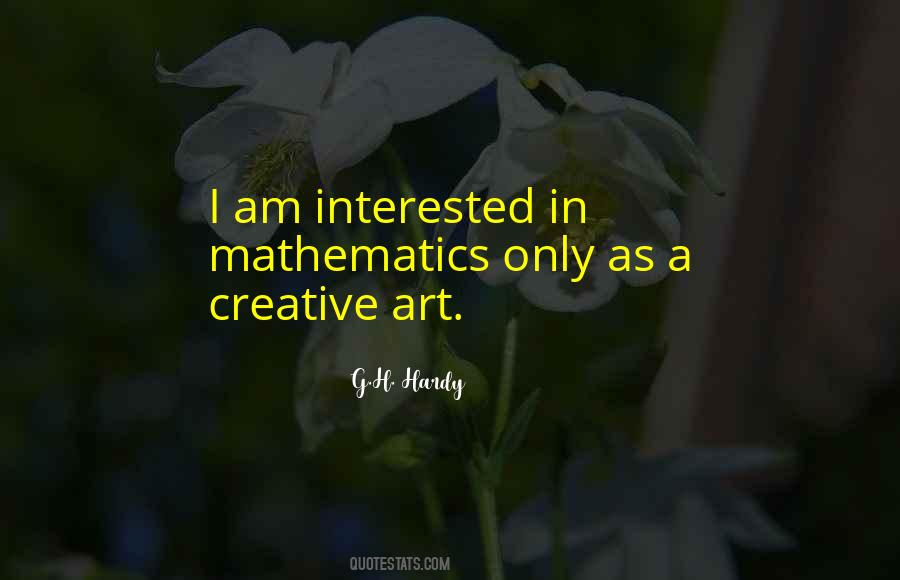 G H Hardy Quotes #1132381