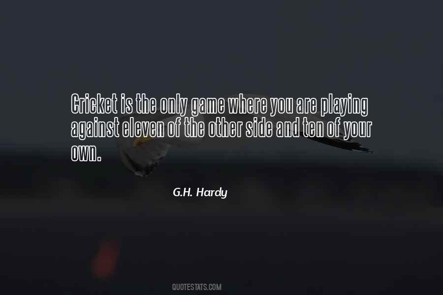 G H Hardy Quotes #1523606