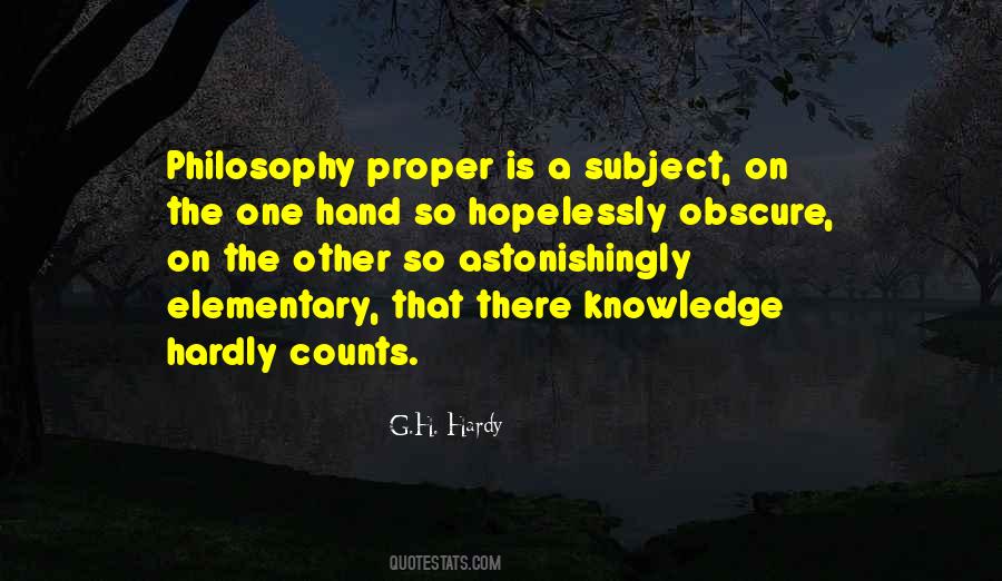 G H Hardy Quotes #555493