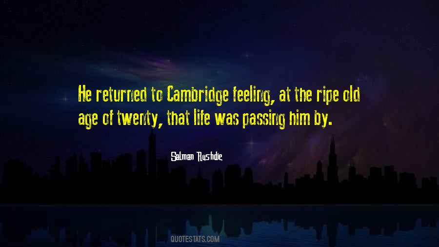 Quotes About Cambridge #114131
