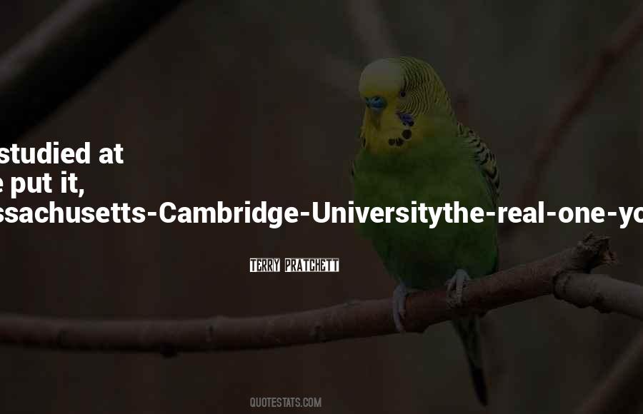 Quotes About Cambridge #458402