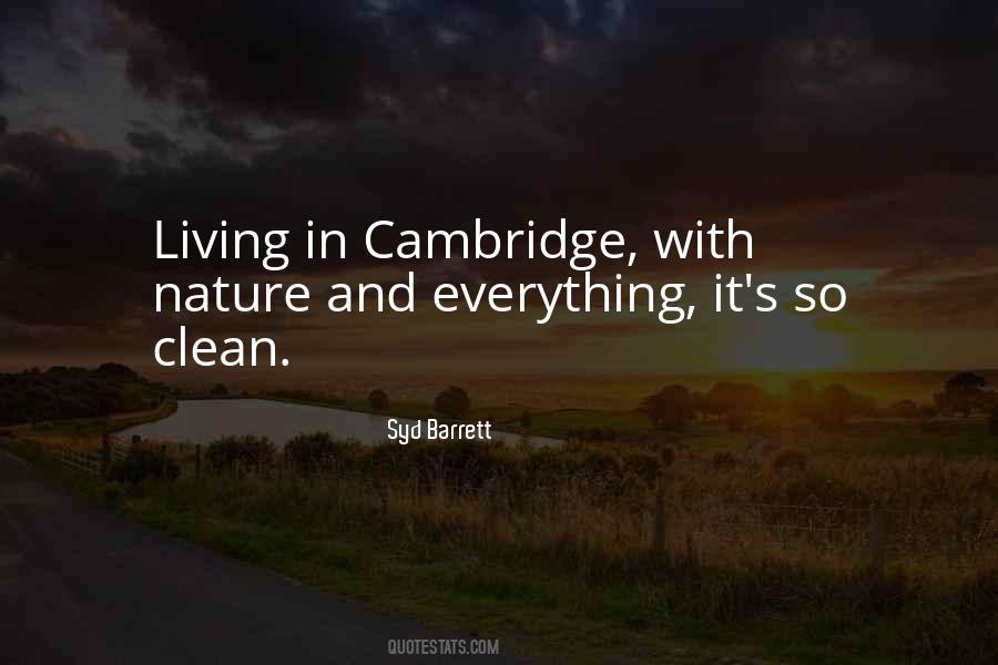 Quotes About Cambridge #535822