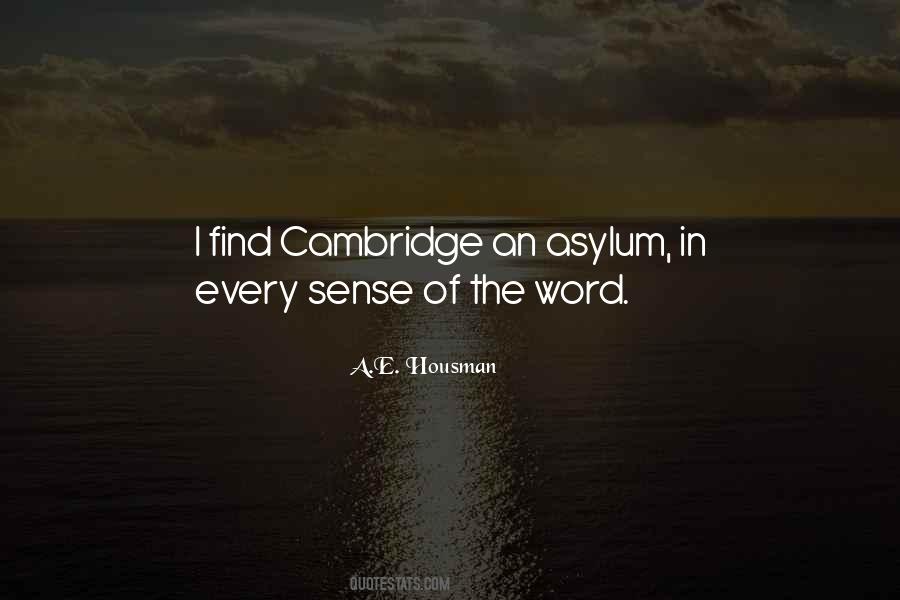 Quotes About Cambridge #741652