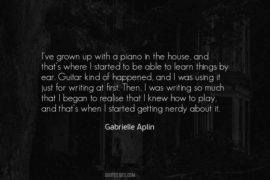 Gabrielle Aplin Quotes #386983