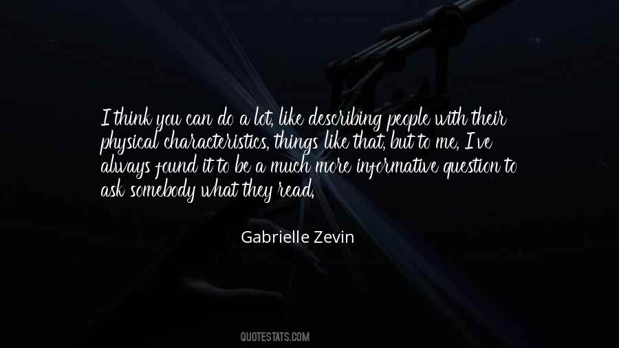 Gabrielle Zevin Quotes #343595