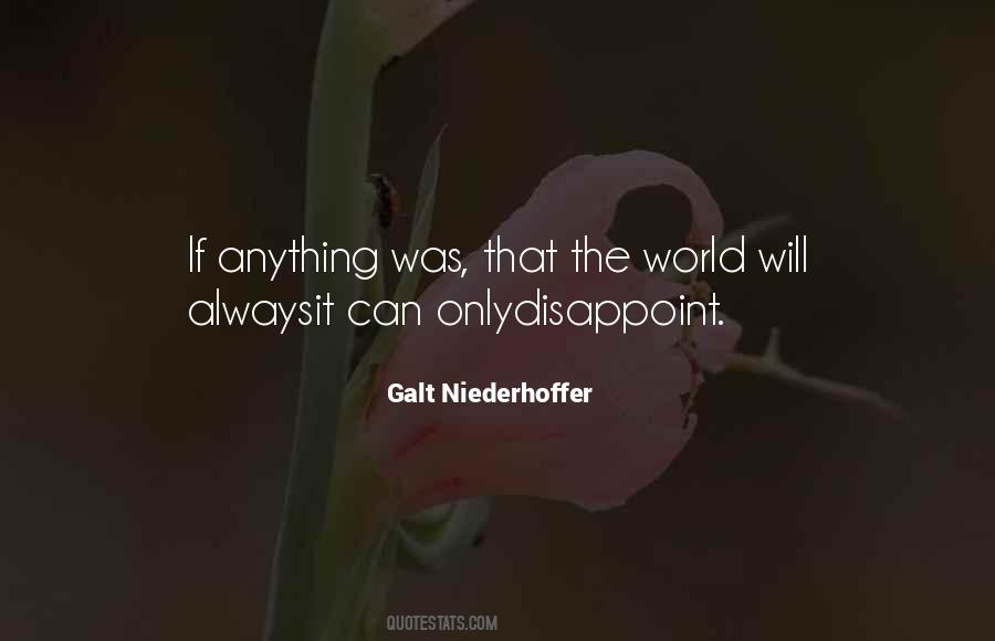 Galt Niederhoffer Quotes #1761983