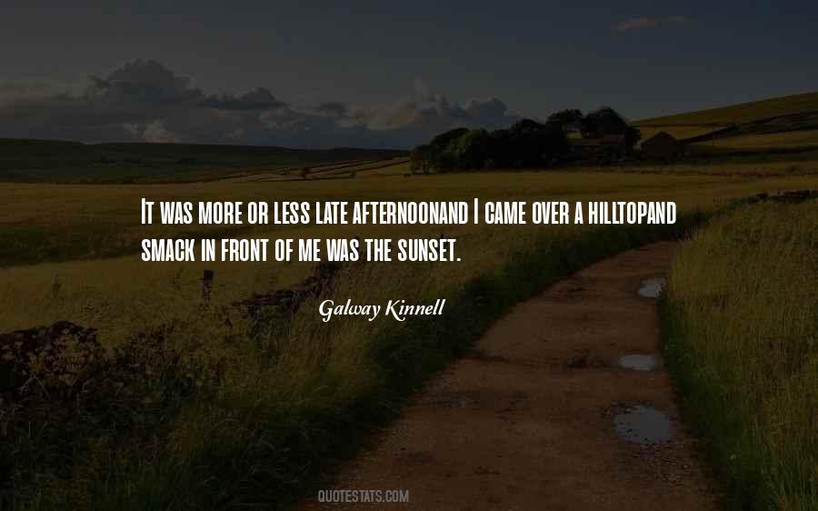 Galway Kinnell Quotes #1848422