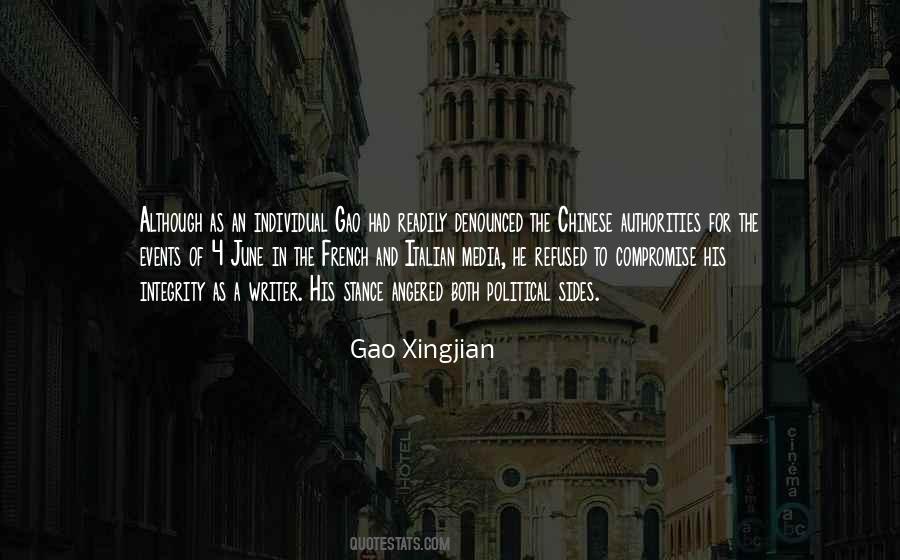Gao Xingjian Quotes #1278164