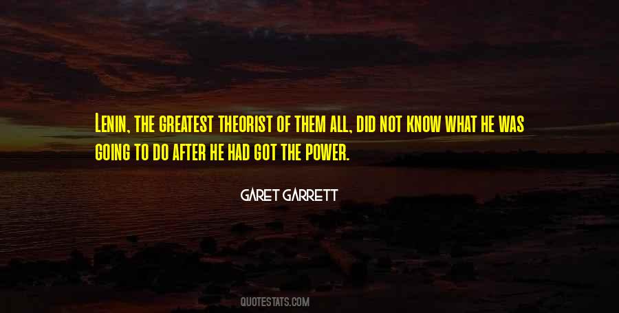 Garet Garrett Quotes #943878