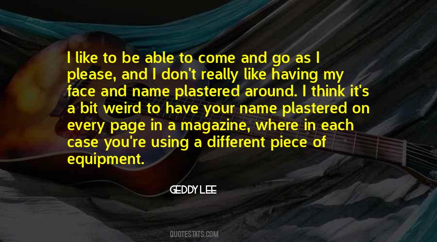 Geddy Lee Quotes #349969