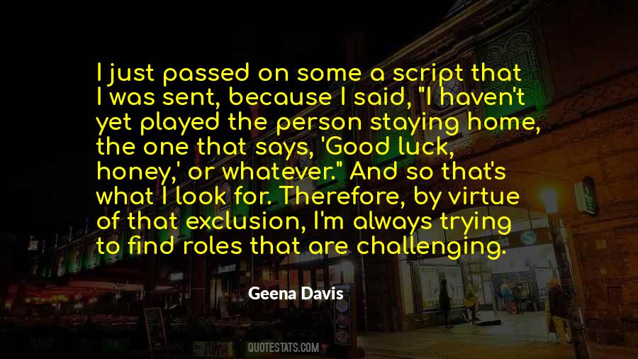 Geena Davis Quotes #1294272