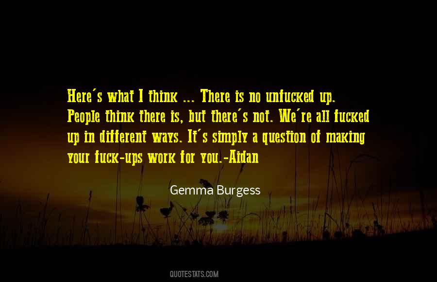 Gemma Burgess Quotes #592653