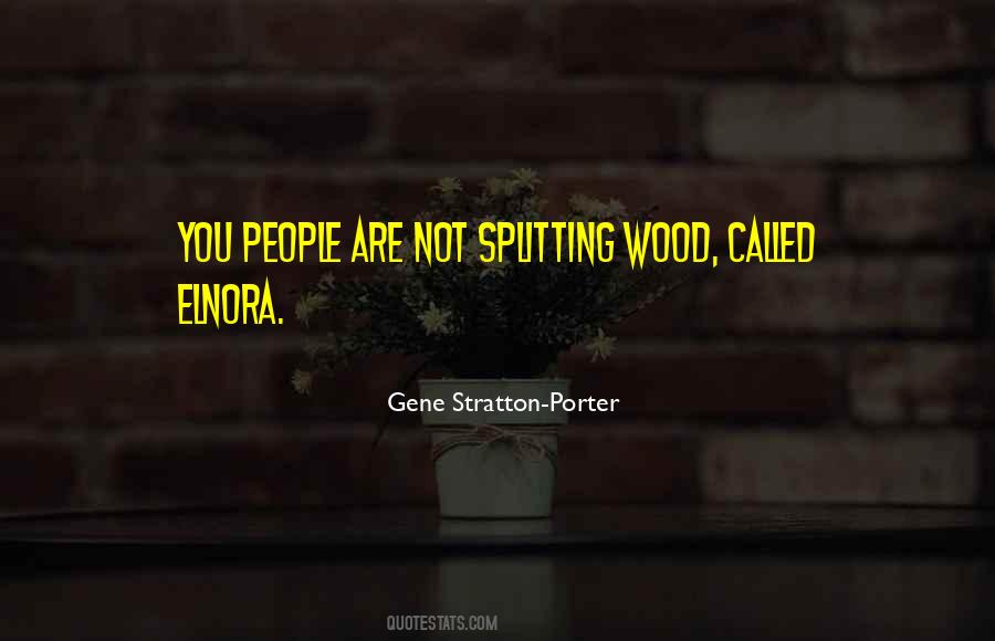 Gene Stratton Porter Quotes #561686