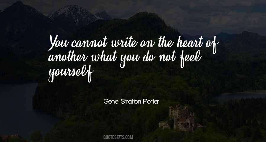 Gene Stratton Porter Quotes #989167
