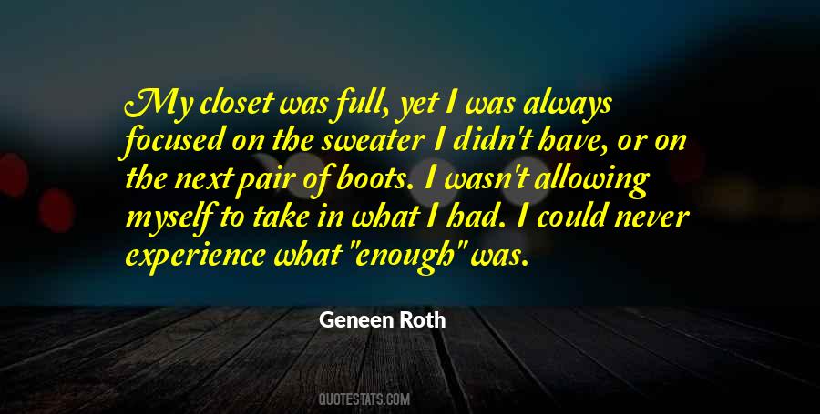 Geneen Roth Quotes #57729