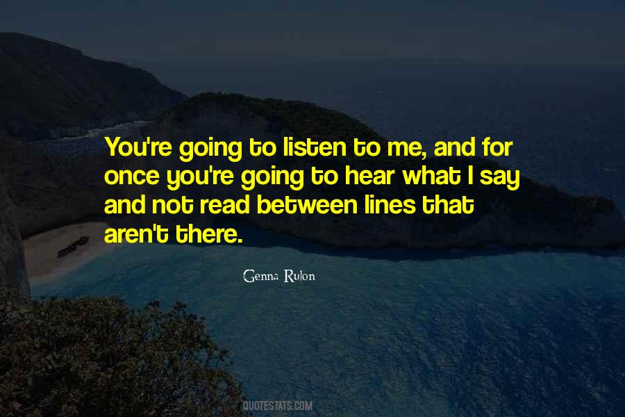 Genna Rulon Quotes #150459