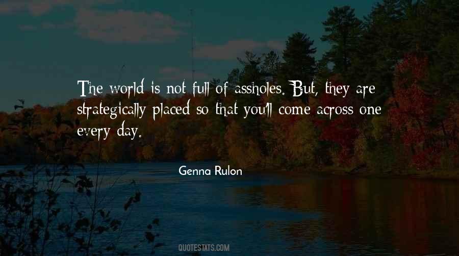 Genna Rulon Quotes #1767594