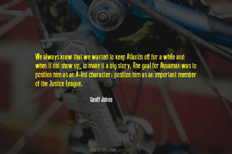 Geoff Johns Quotes #1224286