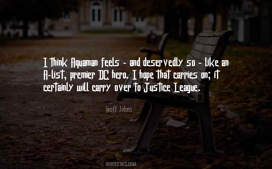 Geoff Johns Quotes #1272777