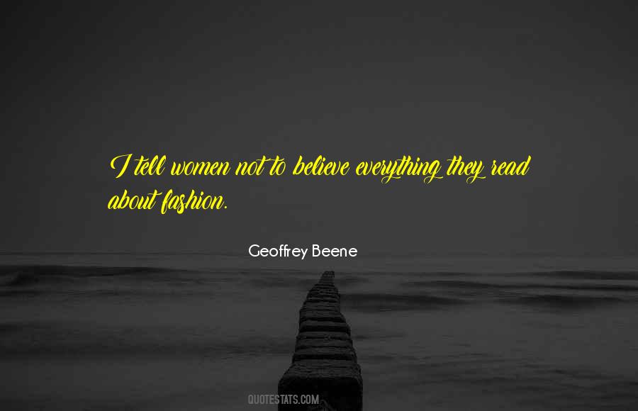 Geoffrey Beene Quotes #1080264