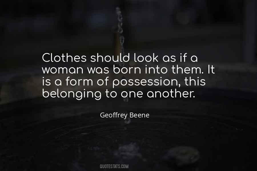 Geoffrey Beene Quotes #457973