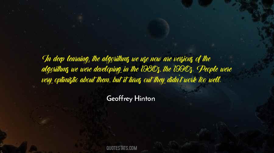 Geoffrey Hinton Quotes #603628