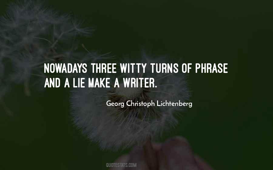 Georg Christoph Lichtenberg Quotes #1370650