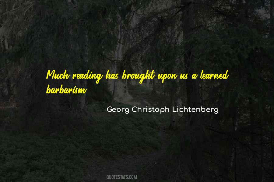 Georg Christoph Lichtenberg Quotes #1435949