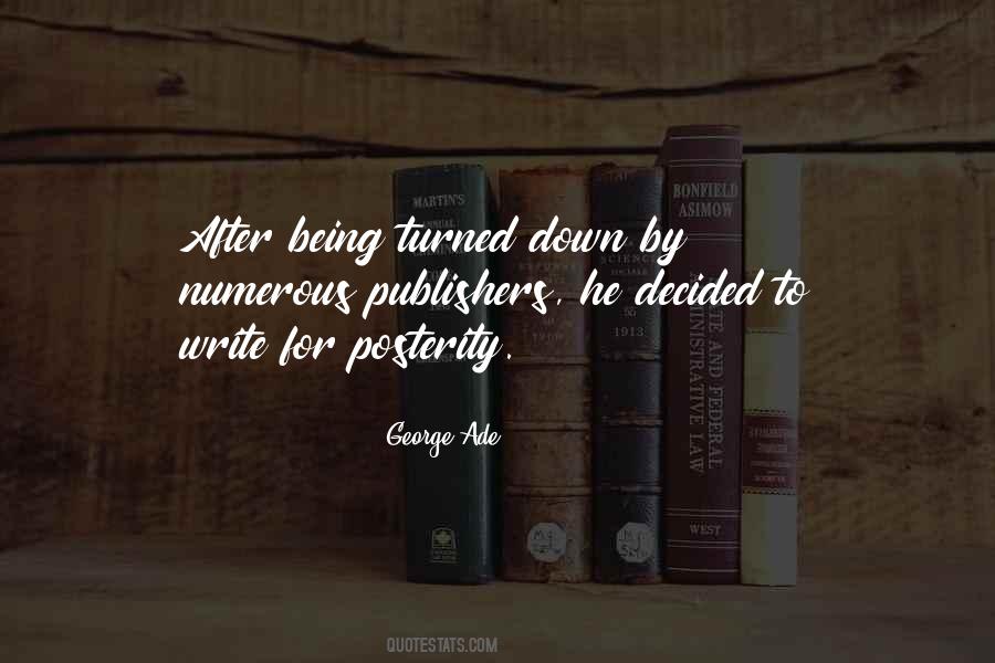 George Ade Quotes #264939