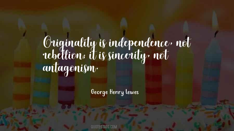 George Henry Lewes Quotes #1707267