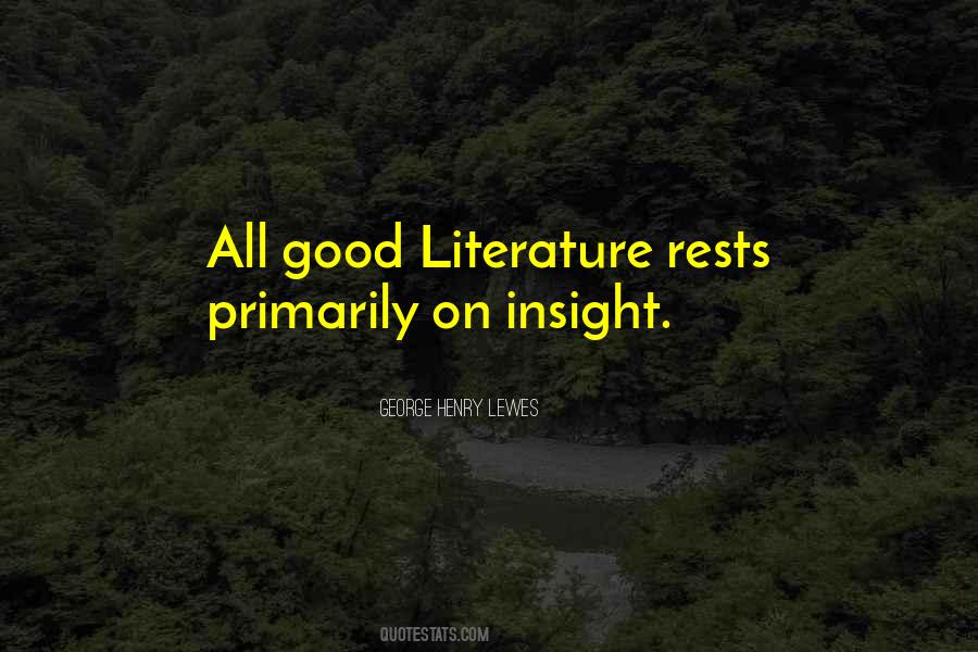 George Henry Lewes Quotes #80234