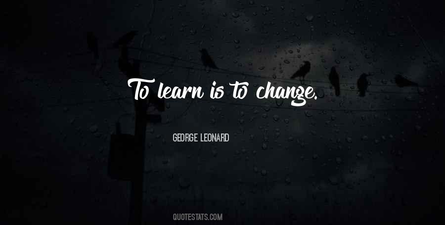 George Leonard Quotes #239828