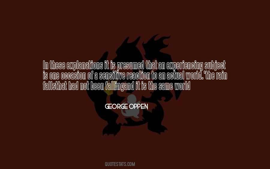 George Oppen Quotes #1042403